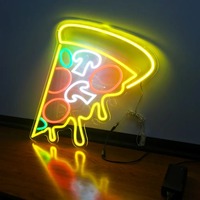 Enseigne néon LED 3D personnalisée en forme de barre flexible chinoise pour mariage ou crème glacée