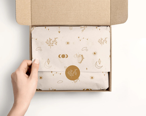 Caja de regalo de papel tisú impreso personalizado, embalaje, venta al por mayor