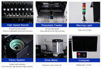 NeoDen K1830 Machine de montage automatique SMT SMD à 8 têtes, économique, pour assemblage de circuits imprimés