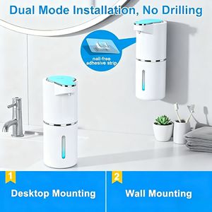 Dispensador <span class=keywords><strong>de</strong></span> Jabón por Inducción, Dispensador Eléctrico Infrarrojo sin Contacto Multinivel para Baño <span class=keywords><strong>de</strong></span> Hotel - Product Image 4