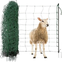 Filet électrique anti-collision en HDPE stabilisé aux UV pour le bétail, idéal pour les moutons, les chèvres et les grands animaux de ferme, hauteur personnalisable