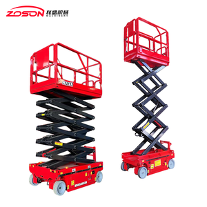 Elevador móvil Skylift automático 6m 8m 10m 12m 14m 16m Plataforma de mesas elevadoras de tijera hidráulica para trabajos aéreos y andamios - Product Image 4