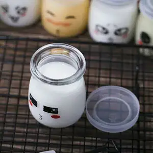 Factory Supplier Different Sizes Empty Yogurt Pudding Milk Glass Bottle/Cup/Mug/Jar/Container