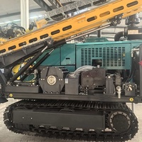 Foreuse hydraulique complète EX800 avec moteur diesel Cummins, pompe de boîte de vitesses et roulement, profondeur max. 300 m pour le forage de minerai