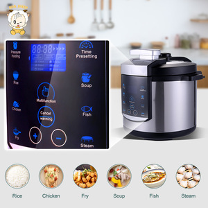 Marmite à pression multifonctionnelle Dîner pour plusieurs personnes en acier inoxydable 5L électrique OEM Ménage Nouveau cuiseur à <span class=keywords><strong>riz</strong></span> électrique - Product Image 4