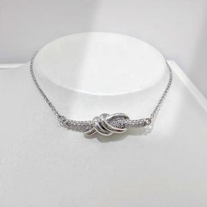 Pulsera de plata de ley 925 con diseño de animalito, elegante nudo, color minimalista, macramé, hecha a mano, con piedras de colores para niñas. - Product Image 5