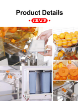 Genade Automatische Sinaasappelsapmaker Machine Met Kraan: Efficiënte Commerciële Citrusafzuiger Voor Versheid
