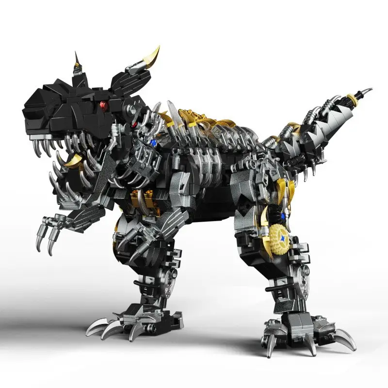 Kinderen Ouder dan 6 Jaar Bouwstenen Mechanische Dinosaurus Tyrannosaurus Rex Assemblage Bouwstenen Speelgoed Jongen Geschenk 1560Pcs 50