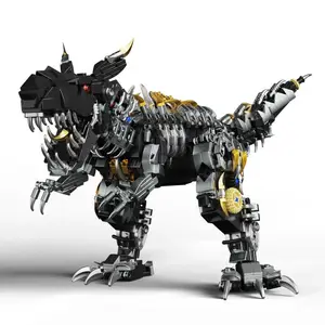 Blocos de construção de dinossauro, crianças com mais de 6 anos de idade, tiranossauro, rex, montagem de blocos de construção, brinquedo menino presente 1560 pçs 50