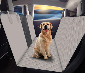 Protector de Asiento Trasero para Perros con Ventana de Malla, Antiarañazos, Antideslizante e Impermeable, Hamaca para Mascotas, Funda para Asiento de Coche para Perros - Product Image 1
