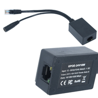 Injecteur GPOE-24v10w Gigabit Power Over Ethernet 24 Volt pour AP passif