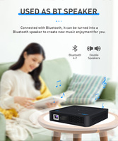 Projecteur Portable P15 Android 9.0 double wifi 4k DLP smart 4GB 32GB MINI 4k projecteur de cinéma maison