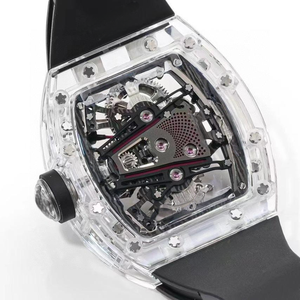 Montre mécanique de luxe RM 38-02, quartz <span class=keywords><strong>rose</strong></span>, boîtier TPT, tourbillon manuel, boîtier asymétrique, cadran squeletté, montre sport pour homme <span class=keywords><strong>haut</strong></span> de gamme - Product Image 5