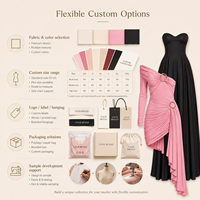 Fabriqué en Chine OEM ODM Logo de marque Petites commandes Fabricants de vêtements de créateurs personnalisés Vêtements haut de gamme Y2K Robes pour femmes sur mesure