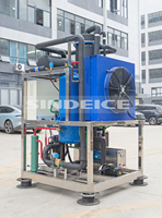 Machine à glace en tubes monophasée 1T, économe en énergie, automatique, commerciale, en acier inoxydable SUS304, pour glace alimentaire et l'industrie des boissons