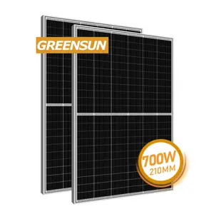 Greensun Panel Solar Mono 670W 680W 690W 700W 12BB mono kristalline Solarmodule