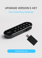 Serrure numérique ovale à écran tactile, résistante à l'eau IP66, avec clavier intelligent pour casier de gym, tiroir de bureau, armoire en bois