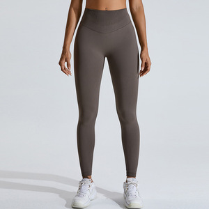 GC Sewing Pantalon de yoga pêche pour femmes Collants taille haute V-arc Pantalon de fitness pour la course à pied en plein air - Product Image 4