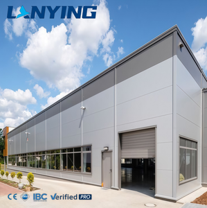 गर्म बिक्री पूर्वनिर्मित स्टील संरचना शेड फार्म बिल्डिंग वेयरहाउस प्रीफैब स्टील संरचना भवन - Product Image 1