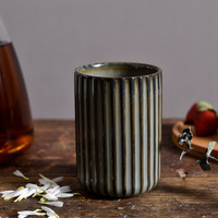 Japonais Vintage En Céramique Bière de L'eau Du Lait Tasse à Café En Porcelaine Tasse Poterie Kung Fu Thé Tasses