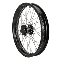 Ensemble de roues avant et arrière, jantes en aluminium CNC pour moto électrique tout-terrain Light Bee X Segway X260, pièces de rechange noires améliorées