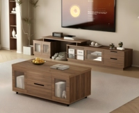 Table basse convertible intelligente à levage automatique, table à manger multifonctionnelle mobile pour petit appartement ou salon