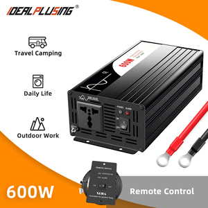 Écran LCD <span class=keywords><strong>12V</strong></span> 24V 48V 72V 110V <span class=keywords><strong>220V</strong></span> 500W 600W <span class=keywords><strong>Onduleur</strong></span> à onde sinusoïdale pure DC AC pour <span class=keywords><strong>camping</strong></span>-cars - Product Image 4