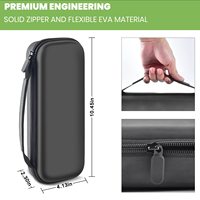 Étui rigide en EVA imperméable et portable avec logo personnalisé, fermeture éclair, pour stéthoscope et accessoires d'infirmière, sac décontracté 3M