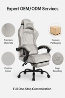 Chaise de bureau pivotante confortable de style exécutif, réglable en hauteur, à 360 degrés, pour café internet et gaming