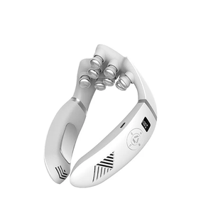 เครื่องนวดคอและไหล่แบบพกพาขนาดเล็กอัจฉริยะ ชาร์จไฟได้ พร้อมฟังก์ชั่นความร้อน/ความเย็น ช่วยบรรเทาอาการปวด - Product Image 1