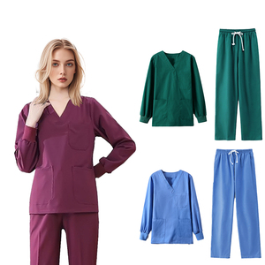 Uniforme Médico Personalizado de Alta Calidad con Logotipo para Mujer, Diseño Único, Conjunto de Uniforme Médico Unisex Más Vendido - Product Image 1
