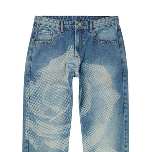 Мужские джинсы с розой - Product Image 3