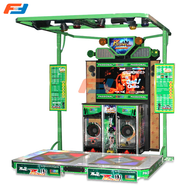 Arcade Dance Machines Metal English Dancing Game Machine for Indoor Use 1 Player