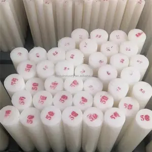 LANDU 15-200mm Tamaño personalizado Varillas de nylon de plástico sólido 100% Barra redonda virgen PA6