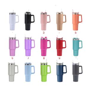 Gobelet isotherme personnalisé avec logo, 40 oz, avec poignée, en acier inoxydable 304, tasse isotherme sous vide, gobelets isothermes en acier inoxydable 40 oz - Product Image 4