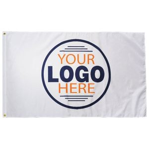 Drapeaux publicitaires de fabricant pour cour, bannières 90*150cm, sublimation, drapeau vierge personnalisé - Product Image 5