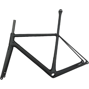 2023 קל מודל משקל גוף סיבי פחמן מלא t1000 דיסק בלם כביש מסגרת אופניים 100 הקדמי * 12 מ "מ 142 אחורי * 12 מ" מ דרך - Product Image 3