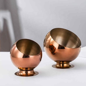 Ciotola in Acciaio Inox Dorato, Vassoio per KTV, Contenitore per Sale, Barattolo per Condimenti, Piattino per Caramelle e Salsa di Soia - Product Image 5