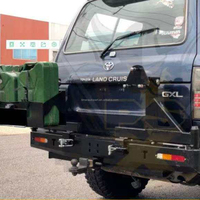 Barre de protection arrière 2025 pour Land Cruiser LC80, en acier, sans pare-chocs avant, accessoires tout-terrain