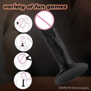 特長シリコンディルド アナル・膣用マスターベーター 前立腺マッサージ 極太ペニス 大人のおもちゃ 女性向け - Product Image 6