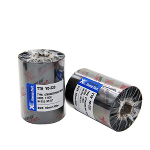 Sản Phẩm Rẻ Hơn Ruy Băng Ngựa Vằn Kích Thước OEM 60Mm X 300M Ruy Băng Nhựa Cacbon Sáp Truyền Nhiệt Cho Tất Cả Các Máy In - Product Image 4