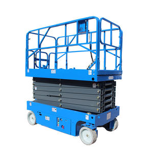 UNW 300KG pengangkat <span class=keywords><strong>Platform</strong></span> kerja udara baling-baling Sel dalam ruangan atau luar ruangan meja angkat 8m gunting hidrolik pengangkat elektrik seluler - Product Image 2