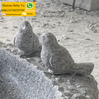 Nouveau bain d'oiseaux en pierre naturelle de jardin Offre Spéciale populaire et extérieur en hiver-Bains d'oiseaux chauffés à vendre