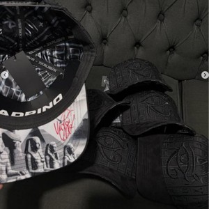 Casquette de baseball <span class=keywords><strong>5</strong></span> panneaux Barbas Hats en gros, visière incurvée noire 77, casquette originale en daim Barbas Hats - Product Image 3