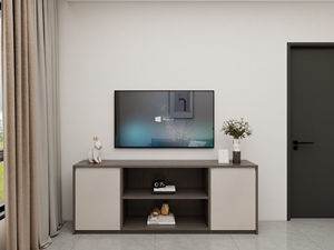 Juego de Muebles Personalizados para Sala de Estar Moderna |   Diseño minimalista de mueble para TV y sofá combinados - Product Image 2