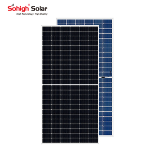 600W 610W 700W 730W 750W 800W Potencia PV Mono Single Dual Glass Bifacial Home Panneaux Solaires Panel solar para casa - Product Image 1