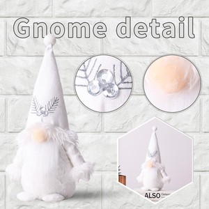 Muñeco de Peluche Decorativo Navideño 3D Europeo y Americano, Gnomo de Año Nuevo a la Moda, Figura sin Rostro, Modelo A31, 1 Pieza - Product Image 5