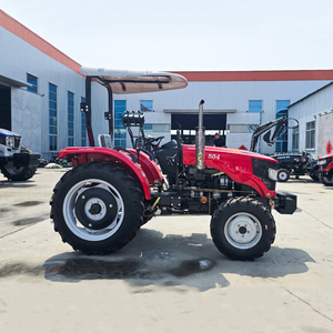 Tracteur agricole 4x4 de 50 CV à transmission par engrenages avec pompe et roulement pour labour profond, retour de la paille, transport lourd et longue durée de vie - Product Image 3