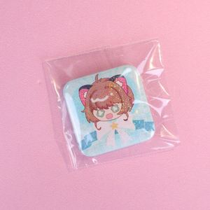กระเป๋าใส่ขนมแบบถอดได้ลายการ์ตูนน่ารัก ผลิตจากพลาสติกที่เป็นมิตรกับสิ่งแวดล้อม พร้อมเข็มกลัดขนาดเล็กเคลือบเงาแบบทำมือ - Product Image 5