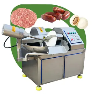 5L 40L 330 Liter Electric Stainless Steel Food Vegetable Processing Chopper Price Meat Bowl Cutter Machine 20L